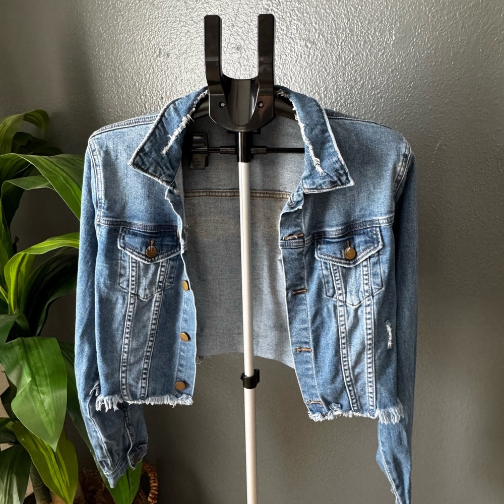 Fashion Nova Blue Jean Jacket